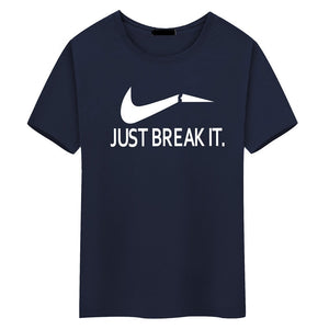 2019 T-shirt men's T-shirt summer promotion fashion just letter printing short-sleeved T-shirt quality cotton casual men's T-shirt