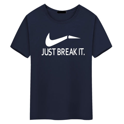 2019 T-shirt men's T-shirt summer promotion fashion just letter printing short-sleeved T-shirt quality cotton casual men's T-shirt