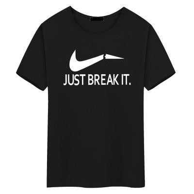 2019 T-shirt men's T-shirt summer promotion fashion just letter printing short-sleeved T-shirt quality cotton casual men's T-shirt